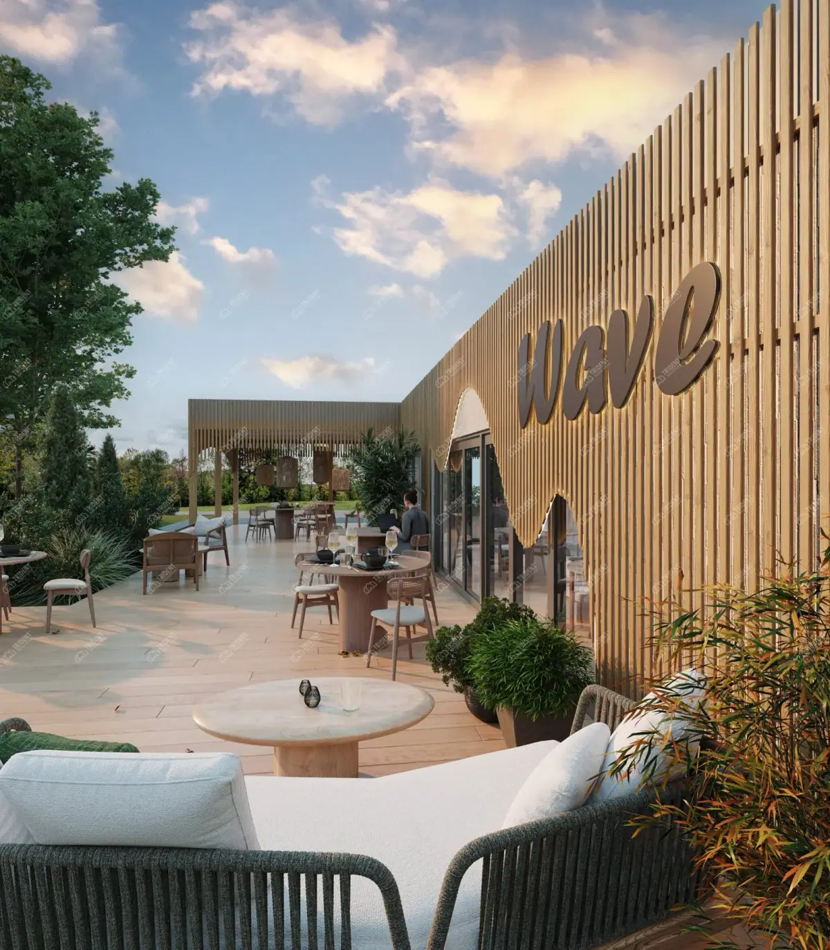ModWood Cafe — exterior view