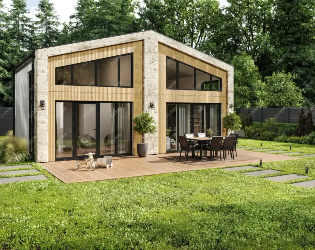Mediterranean Double House