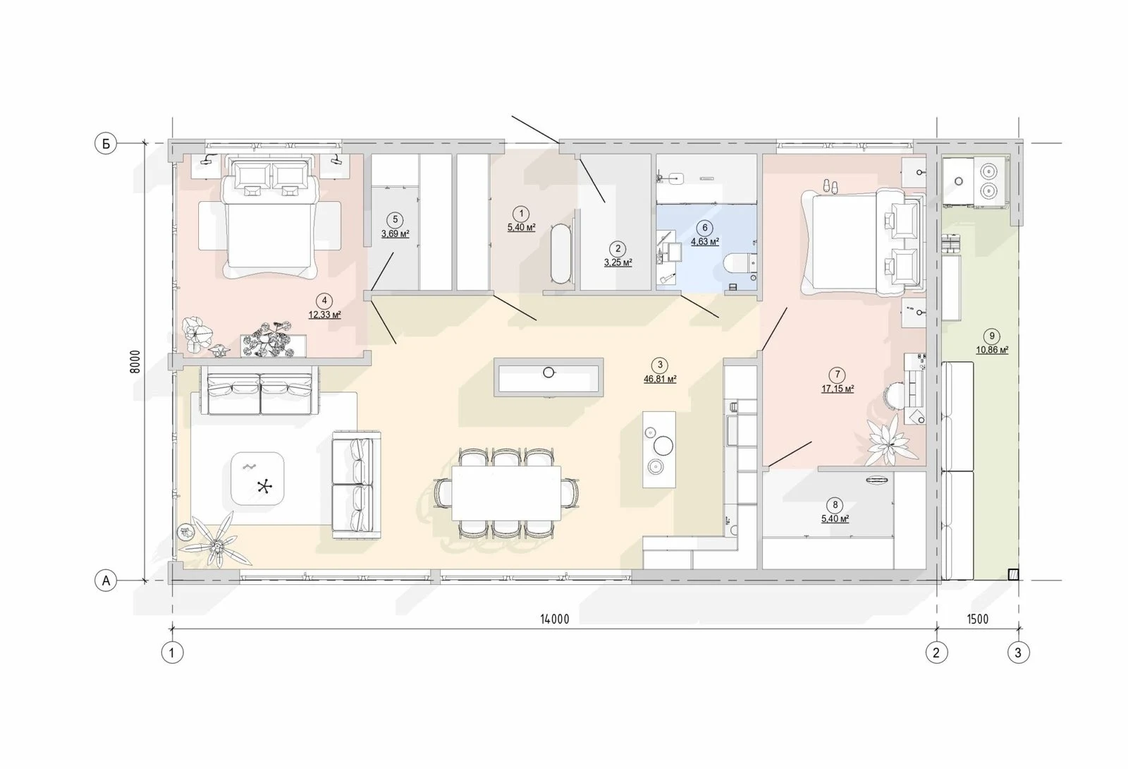 Aqua floor plan