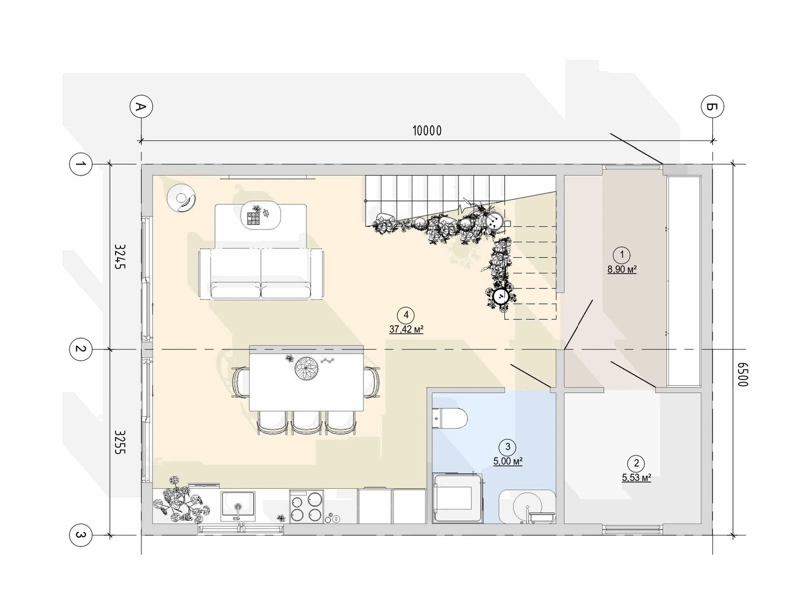 Chalet floor plan 1