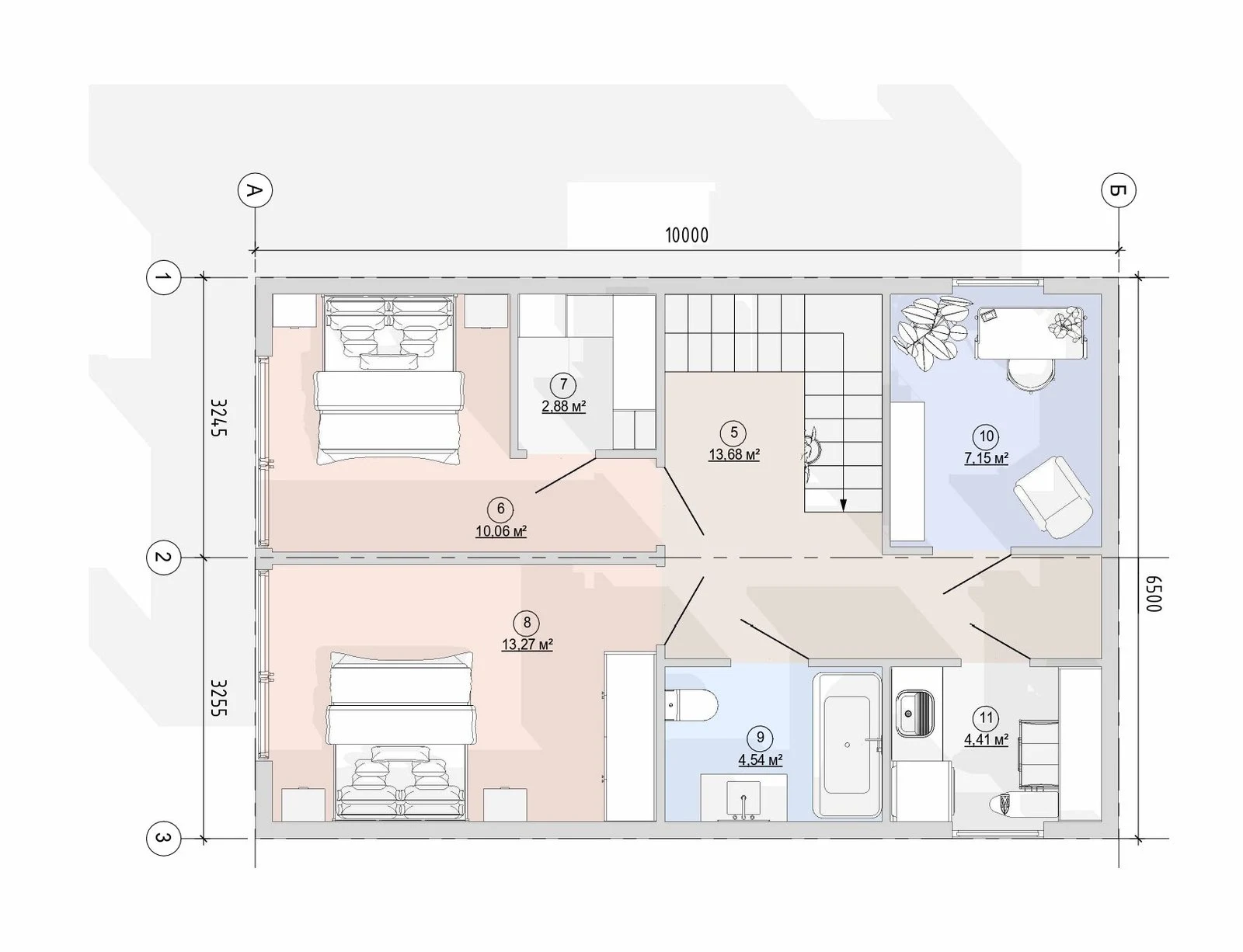 Chalet floor plan 2