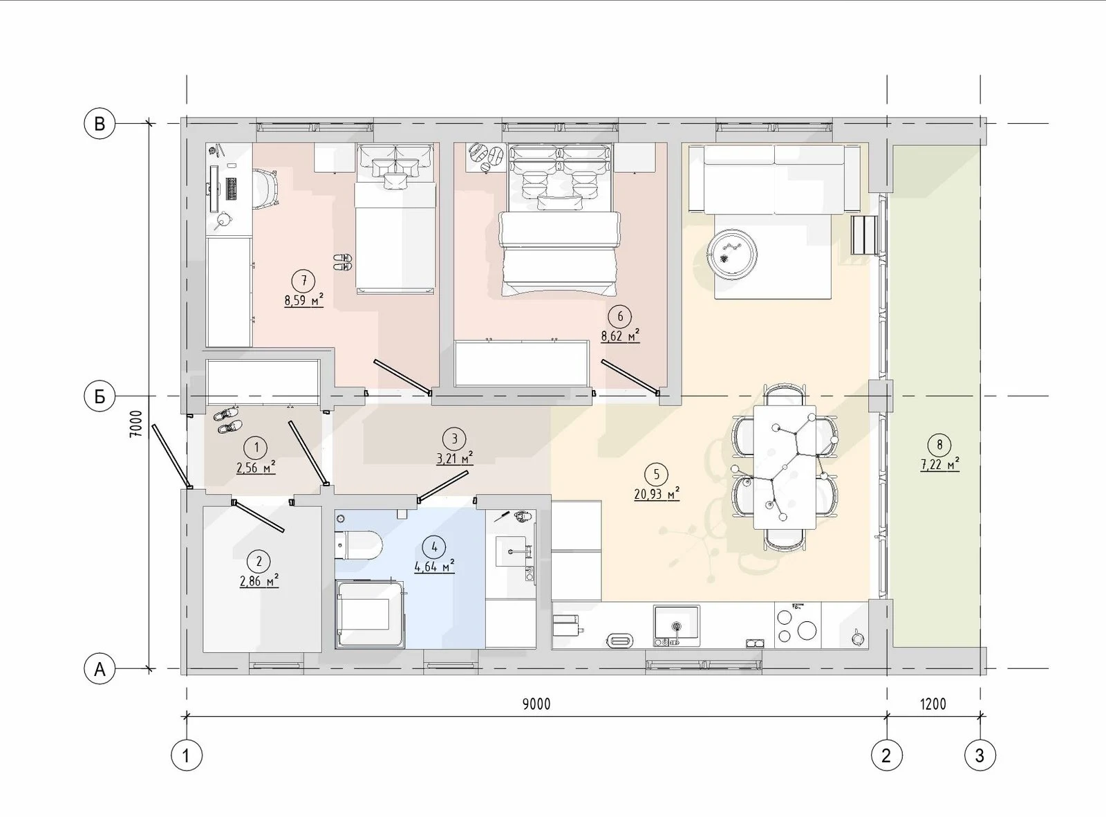 Country floor plan