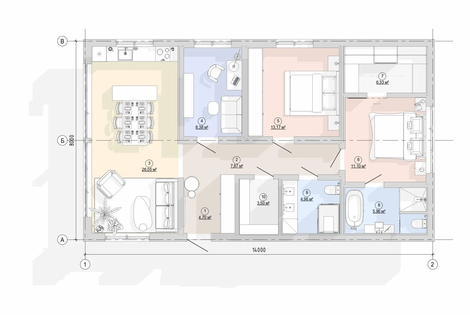 Lake floor plan
