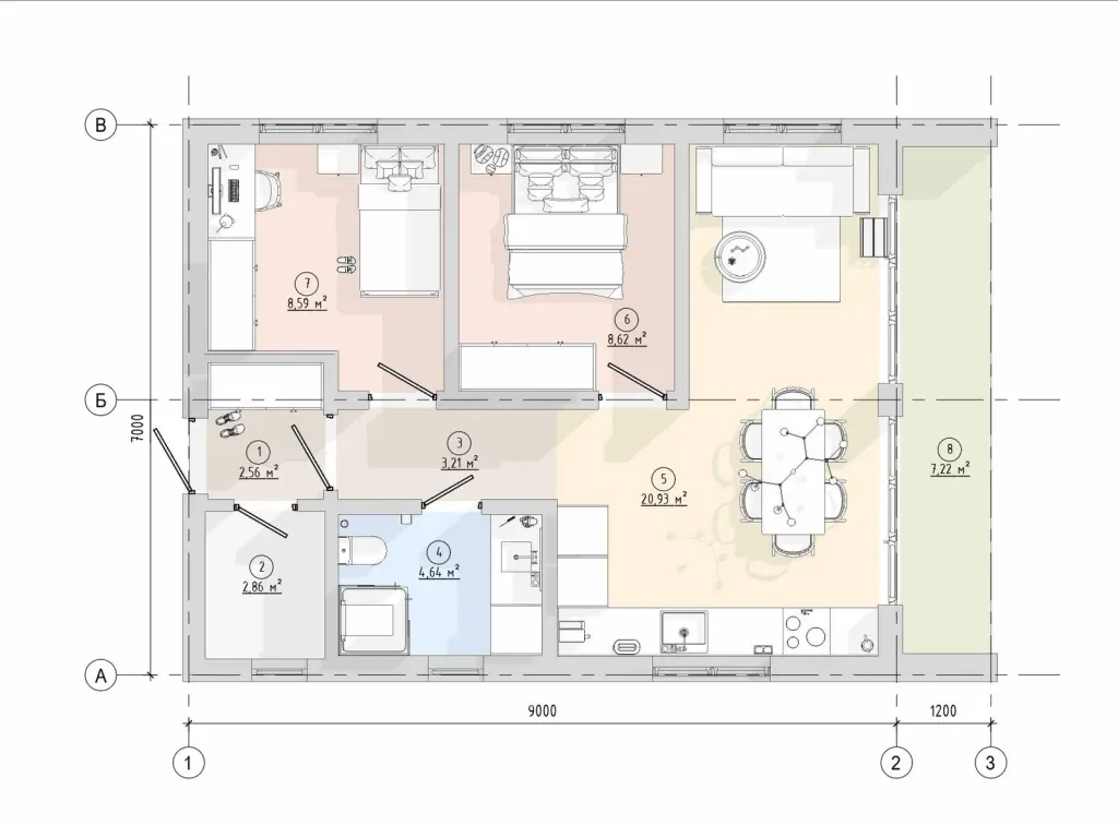 Country floor plan