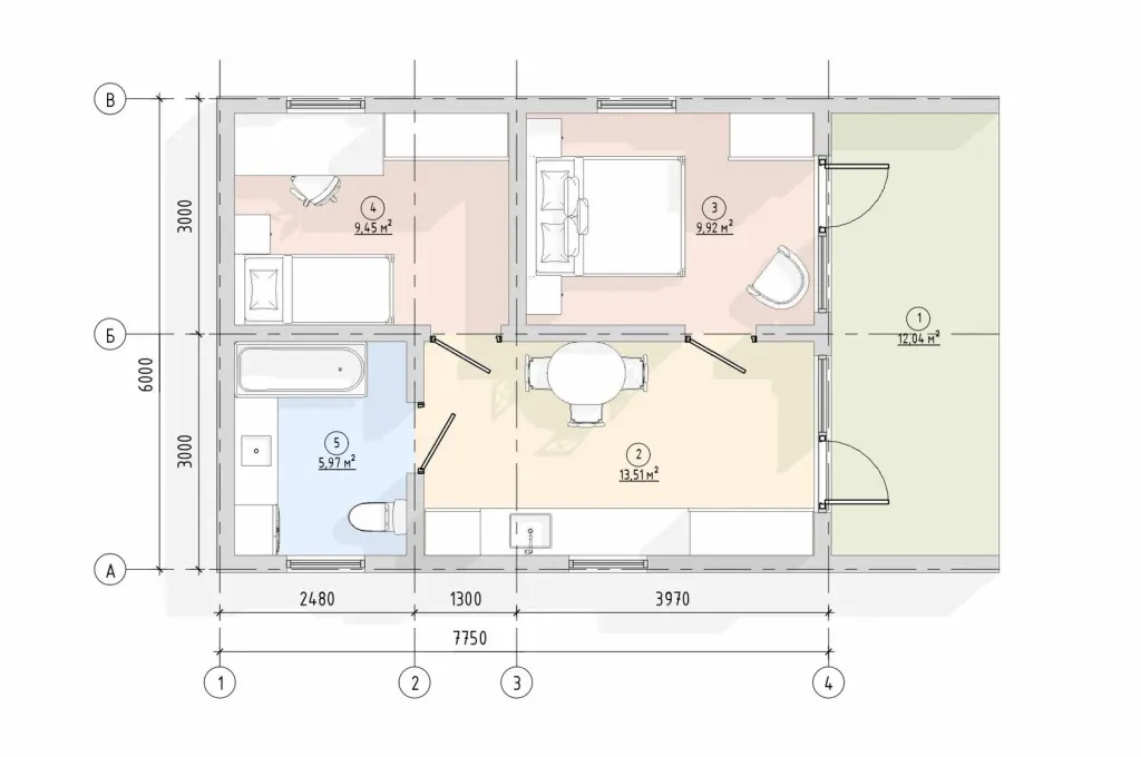 Family House floor plan