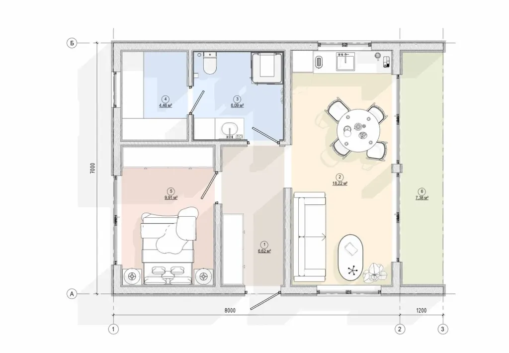 Forest House floor plan