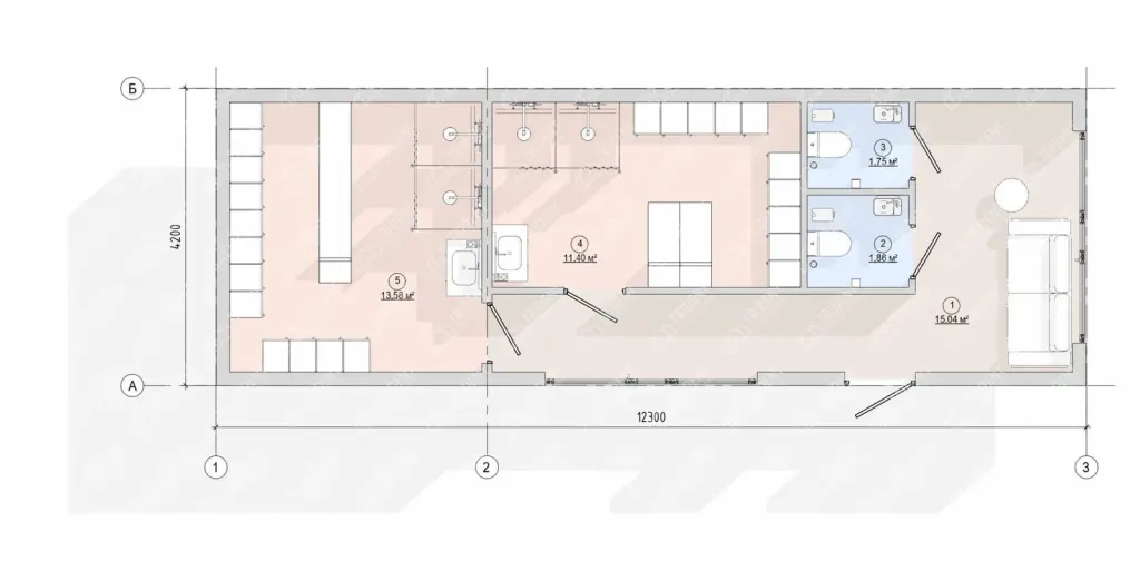 Match Point floor plan